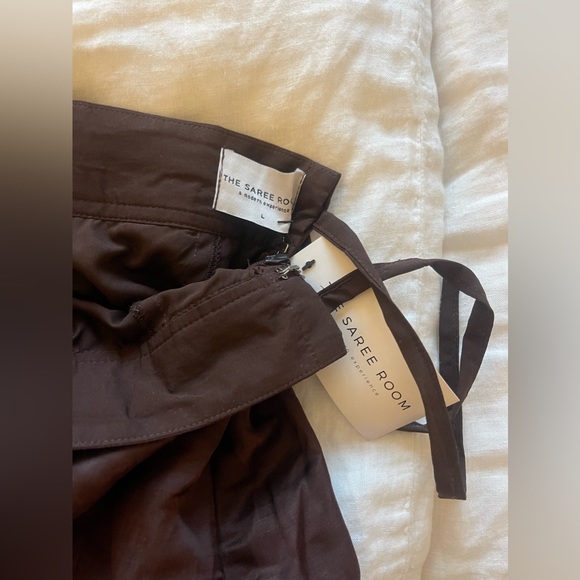 Brown Saree Skirt - Picture 2 of 2